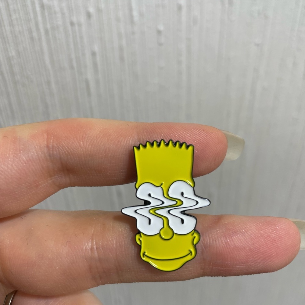 Simpsons Bart Cartoon Character Metal Pin